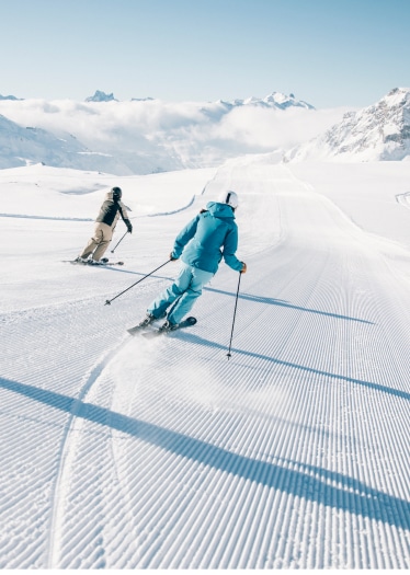 Skifahren in Lech